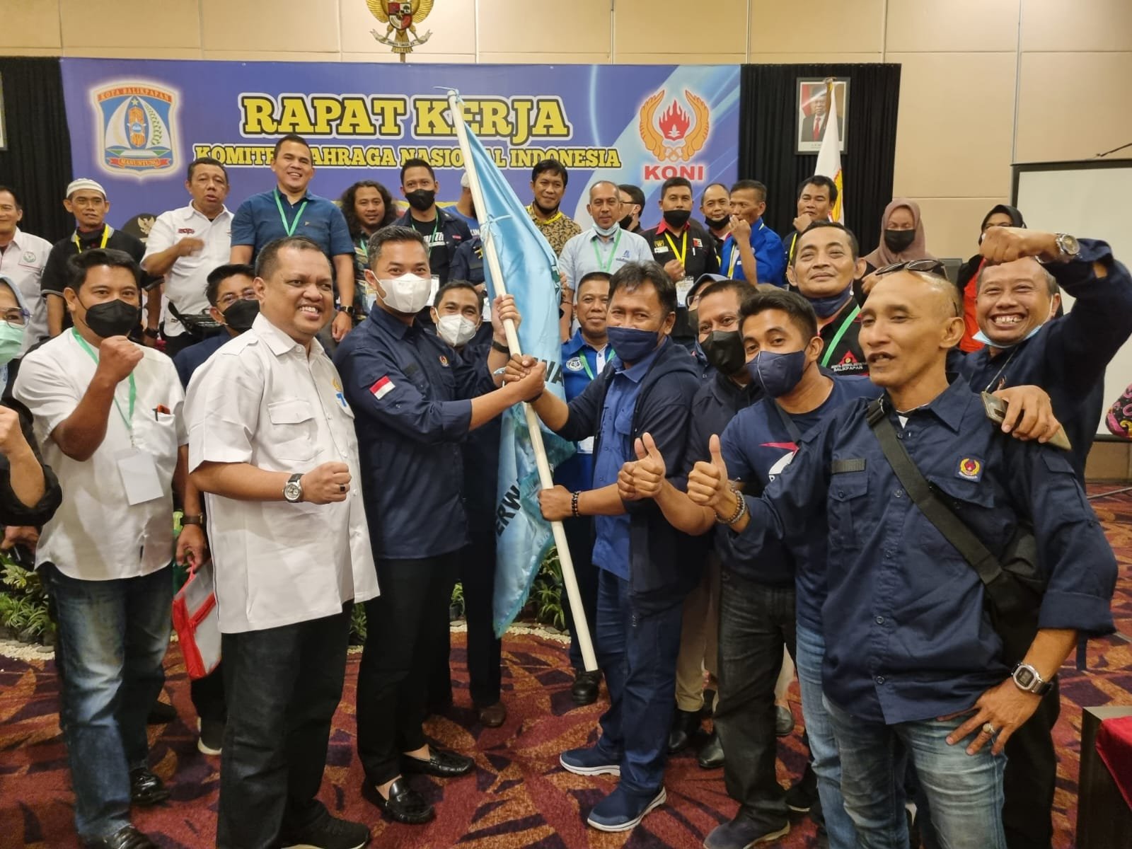 SIWO PWI Resmi Gabung di KONI Kota Balikpapan