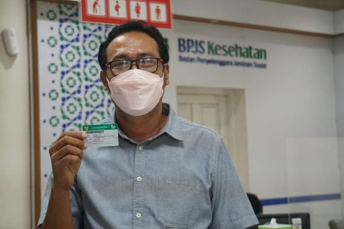 Syamsul, salah satu warga Kota Balikpapan Yang Setuju dengan kepesertaan Program JKN-KIS syarat dalam proses jual beli. Foto: HO.