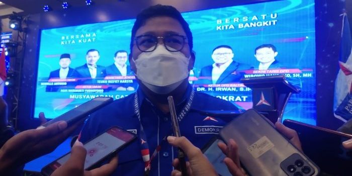 Ketua Dewan Pimpinan Daerah (DPD) Demokrat Kaltim, Irwan Fecho. Foto: BorneoFlash.com/Niken.