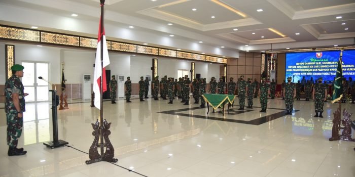 Pangdam Pimpin Sertijab Tradisi Penerimaan, Pelepasan dan Kenaikan Pangkat di Lingkungan Kodam VI/Mlw