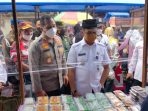 Wali Kota Balikpapan H Rahmad Mas'ud bersama Kapolresta Balikpapan Kombes Pol Vincentius Thirdy Hadmiarso melakukan Sidak di dua pasar Ramadhan yakni pasar Ramadhan Balikpapan Permai dan pasar Ramadhan Ruko Bandar, Rabu (6/4/2022). Foto: BorneoFlash.com/Niken.