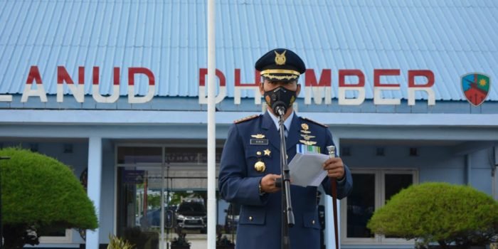 Lanud Dhomber Gelar Upacara HUT Ke-76 TNI Angkatan Udara
