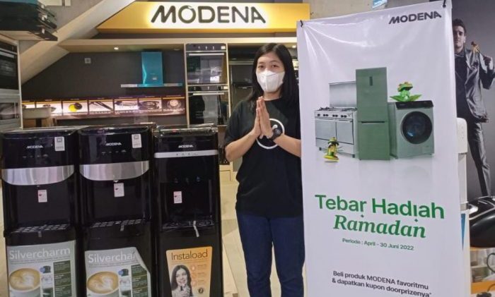 MODENA bersama dengan Nuansa Group kembali hadirkan THR (Tebar Hadiah Ramadan) special yang akan dilangsungkan pada sepanjang bulan April-30 Juni 2022. Foto: HO.