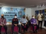 Wali Kota Balikpapan melaunching BPN Smart (Bayar Parkir oNline-smart) di Gedung Parkir Klandasan, Jalan Jendral Sudirman, Kelurahan Klandasan Ulu, Kecamatan Balikpapan Kota, Kamis (28/04/2022). Foto: BorneoFlash.com/Niken.