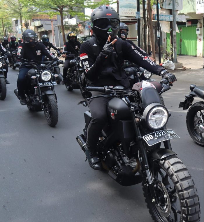 Komunitas XSR Brotherhood Indonesia (XBI) Chapter Makassar Enjoy Berkendara XSR 155 Untuk Touring Eksplorasi Tempat Wisata. Foto: HO.
