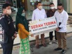 SKK Migas dan KKKS Serahkan bantuan Program Pemberdayaan Masyarakat (PPM), berupa Jembatan Penyeberangan Orang (JPO) Kawasan CBD Tenggarong dan 1 unit mobil jenazah bagi operasional RSUD Abadi Samboja (12/05/2022). Foto: HO.