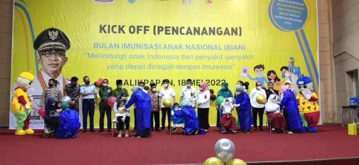 Wali Kota Balikpapan saat menghadiri pencanangan BIAN di Gedung Balikpapan Sport and Convention Center (BSCC) Dome, Rabu (18/5/2022). Foto: BorneoFlash.com/Niken.