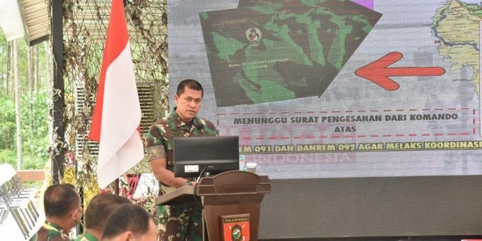 Pangdam VI/Mlw Mayjen TNI Teguh Pudjo Rumekso. Foto: HO/Pendam VI/Mlw.