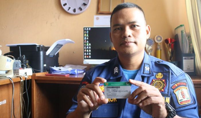 Alfianur, salah satu warga Kota Balikpapan yang merasakan Manfaat Memiliki kartu JKN-KIS. Foto: HO/BPJS Kesehatan.