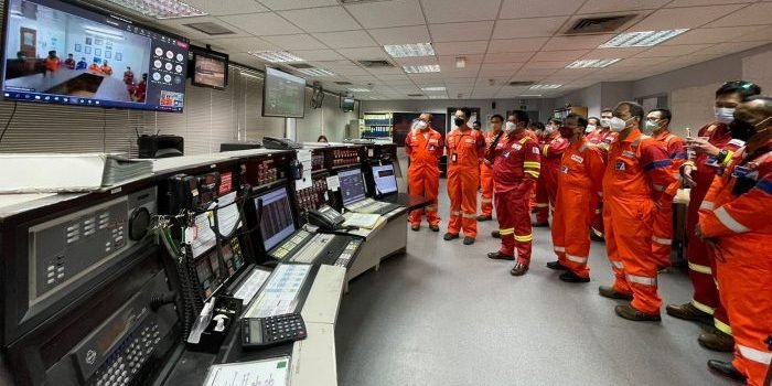 PHM didukung SKK Migas, PT Pertamina Hulu Energi (PHE) dan PT Pertamina Hulu Indonesia (PHI) selaku induk usaha meresmikan on stream proyek pengembangan Lapangan Jumelai,Jumat (20/5/2022). Foto: HO.