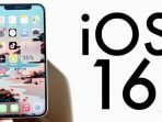 Ilustrasi iOS 16.