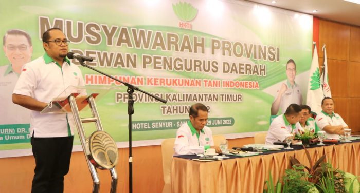 Ketua terpilih Himpunan Kerukunan Tani Indonesia (HKTI) Kaltim Kasmidi Bulang. Foto: HO.