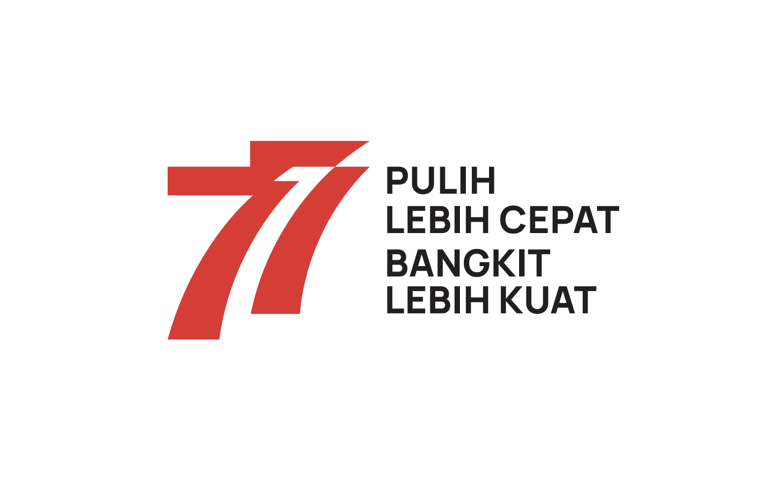 Logo HUT RI ke 77 Tanggal 17 Agustus 2022