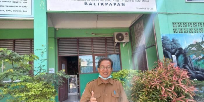 Kepala Sekolah SDN 001 Balikpapan Utara Kuwardi, Spd. Foto: BorneoFlash.com/Niken.