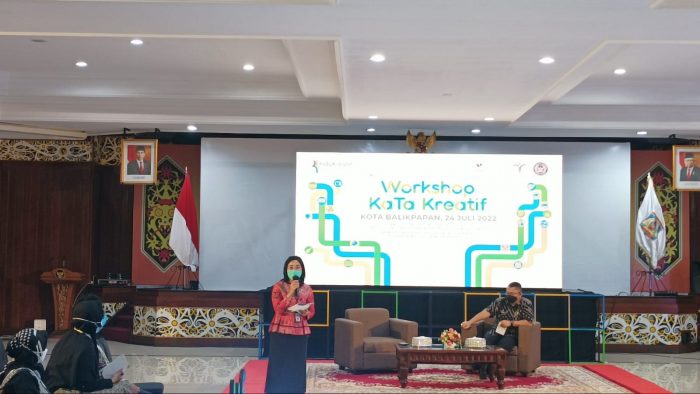 Workshop Kata Kreatif Indonesia 2022, oleh Kementerian Pariwisata dan Ekonomi Kreatif RI. Foto: BorneoFlash.com/Niken.