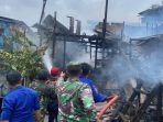 Sebanyak 11 KK Korban Kebakaran Rumah di RT 26 Sepinggan