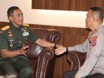 Panglima Kodam VI/Mulawarman Mayjen TNI Tri Budi Utomo, S.E., melaksanakan audiensi bersama Kapolda Kaltim Irjen Pol Drs. Imam Sugianto, M.Si., Selasa (26/7/2022). Foto: HO/Humas Polda Kaltim.