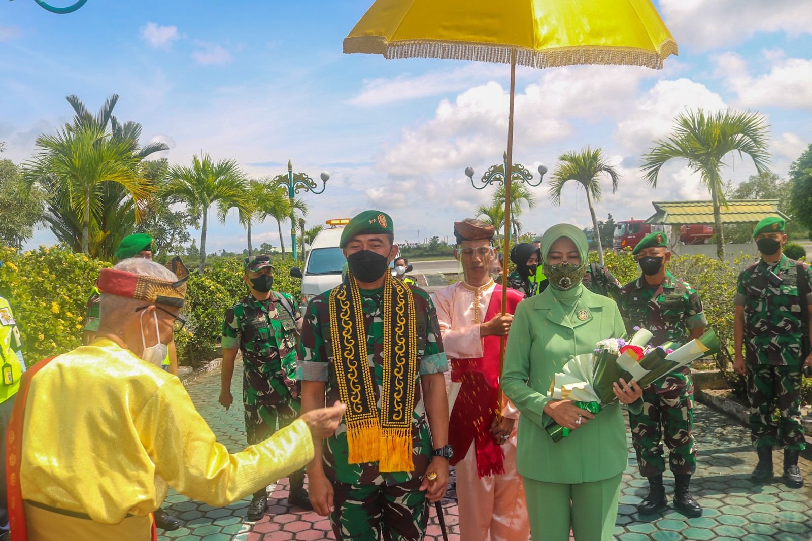 Pangdam VI/Mlw Awali Kunjungan Kerja di Wilayah Kalimantan Utara  