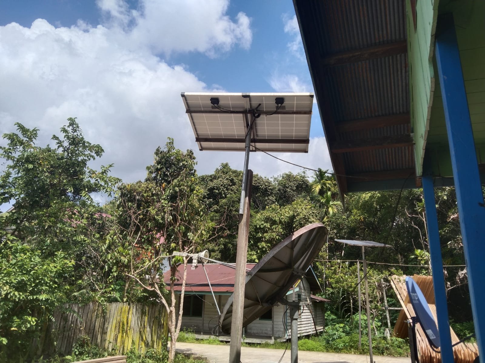 Kampung Muara Bomboy Kubar Belum Teraliri Listrik, Hanya Manfaatkan Tenaga Surya  