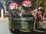 Pawai Obor dalam rangka menyambut Tahun Baru Islam 1444 Hijriah di Balikpapan Jumat (29/7/2022) malam. Foto: BorneoFlash.com/Niken.