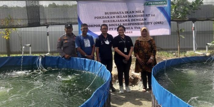 Penuhi Ketahanan Pangan, Pokdakan Ikhlas Mandiri Kerjasama dengan PT Petrosea Tbk   