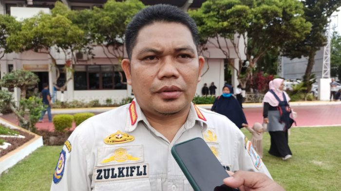 Kepala Satpol PP sekaligus Kabid Keamanan dan Penegakan Hukum Satgas Covid-19 Kota Balikpapan Zulkifli. Foto: BorneoFlash.com/Niken.