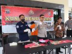 Polres Penajam Paser Utara (PPU) mengamankan narkotika jenis sabu seberat 304,15 gram dari tangan seorang tersangka, Dalam konferensi pers yang digelar Jumat (5/8/2022). Foto: HO/Humas Polda Kaltim.