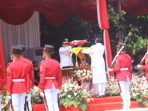 Pelaksanaan Upacara Bendera di Lapangan Merdeka, Rabu (17/8/2022). Foto: BorneoFlash.com/Niken.
