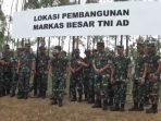 Kunjungan Kepala Staf Angkatan Darat (KASAD) Jenderal TNI Dudung Abdurachman ke Ibu Kota Negara (IKN) Nusantara, Selasa (23/8/2022). Foto: BorneoFlash.com/Ist.