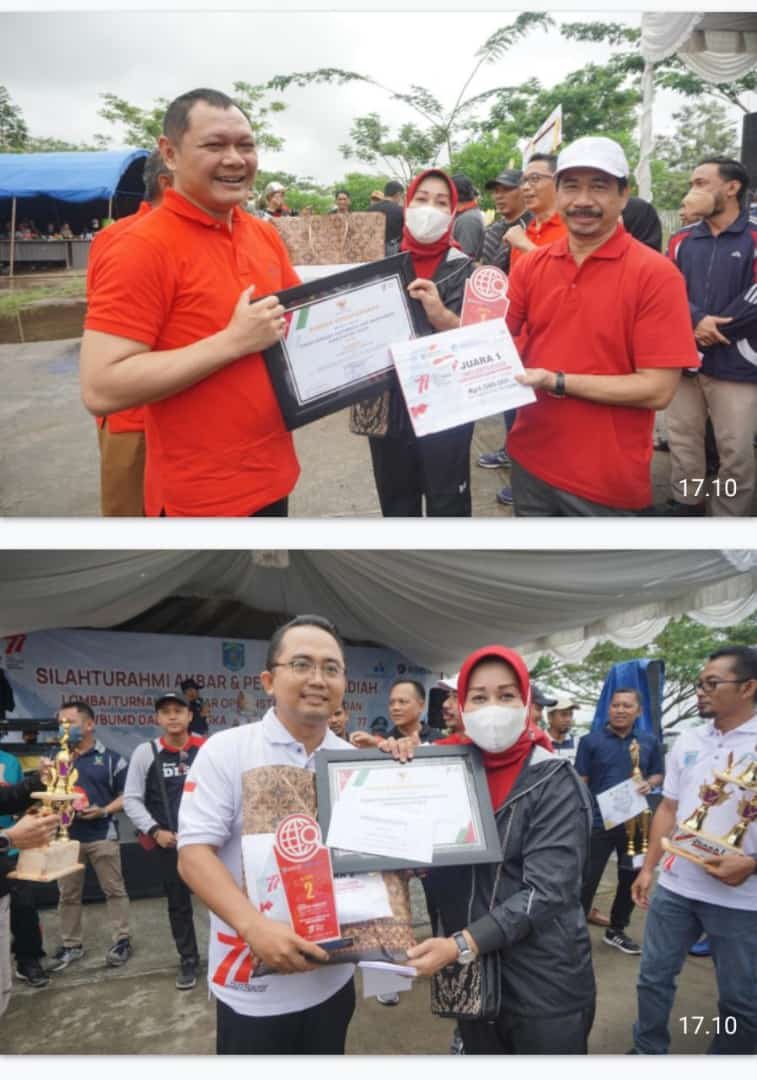 Silaturahmi Akbar dan Pembagian Hadiah Lomba dan Turnamen Peringatan HUT ke-77 Kemerdekaan RI di lingkungan Pemkab Paser pada Selasa (30/8/2022) di Lapangan Komplek Perkantoran KM 5 Tanah Grogot. Foto: HO/Humas Pemkab Paser.