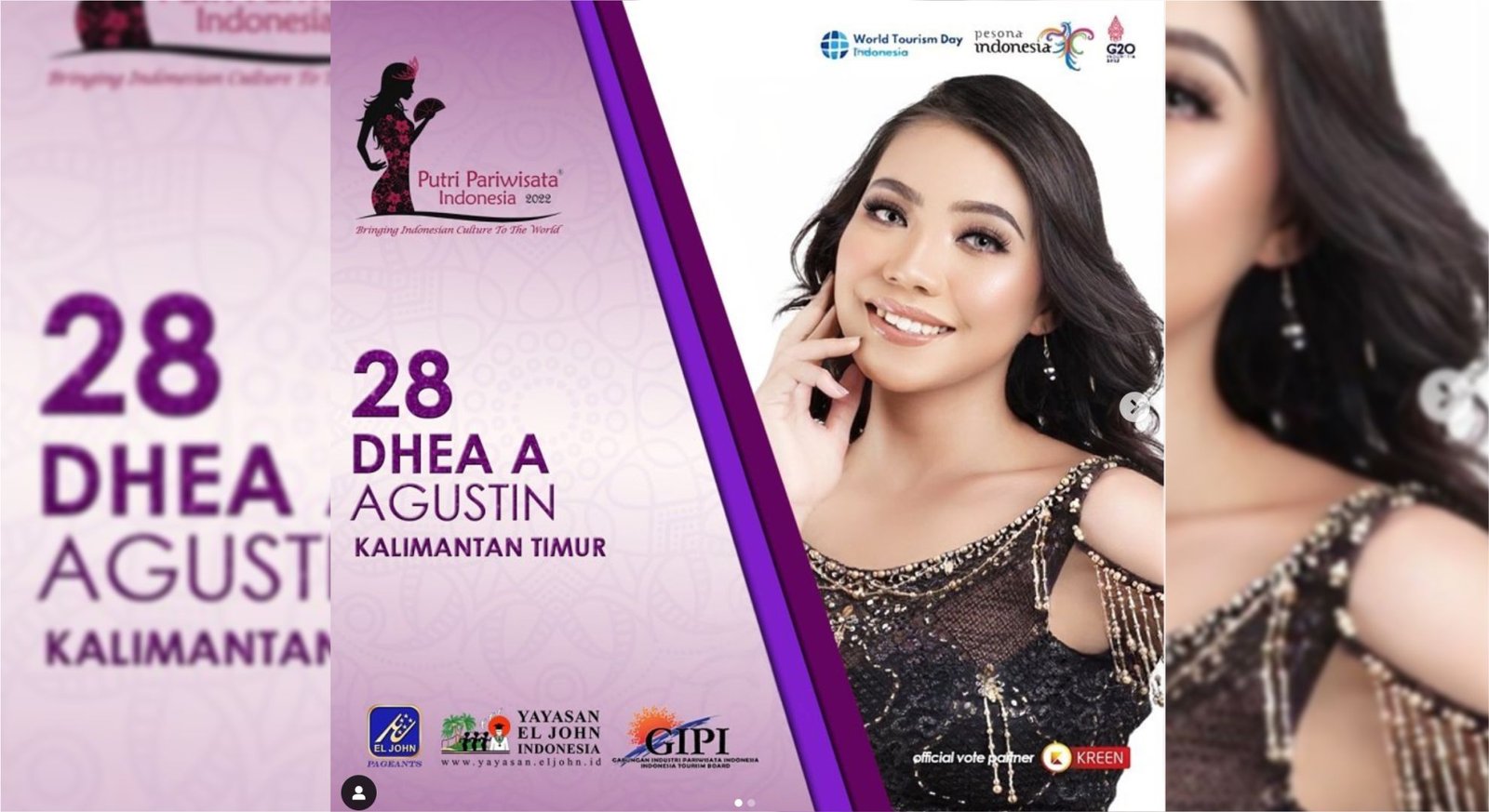 Putri Pariwisata Indonesia 2022, Dhea Ardhenia Agustin Mohon Dukungan