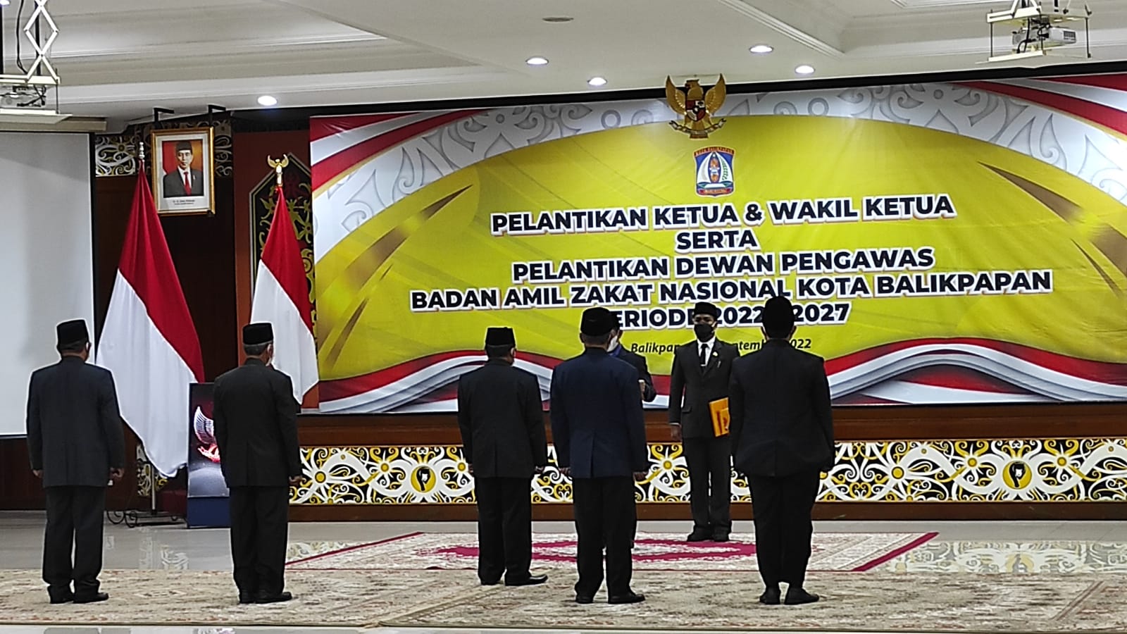 Ketua dan Dewas Baznas Periode 2022-2026 di Lantik, Berharap Dapat Mengentaskan Kemiskinan di Kota Balikpapan   