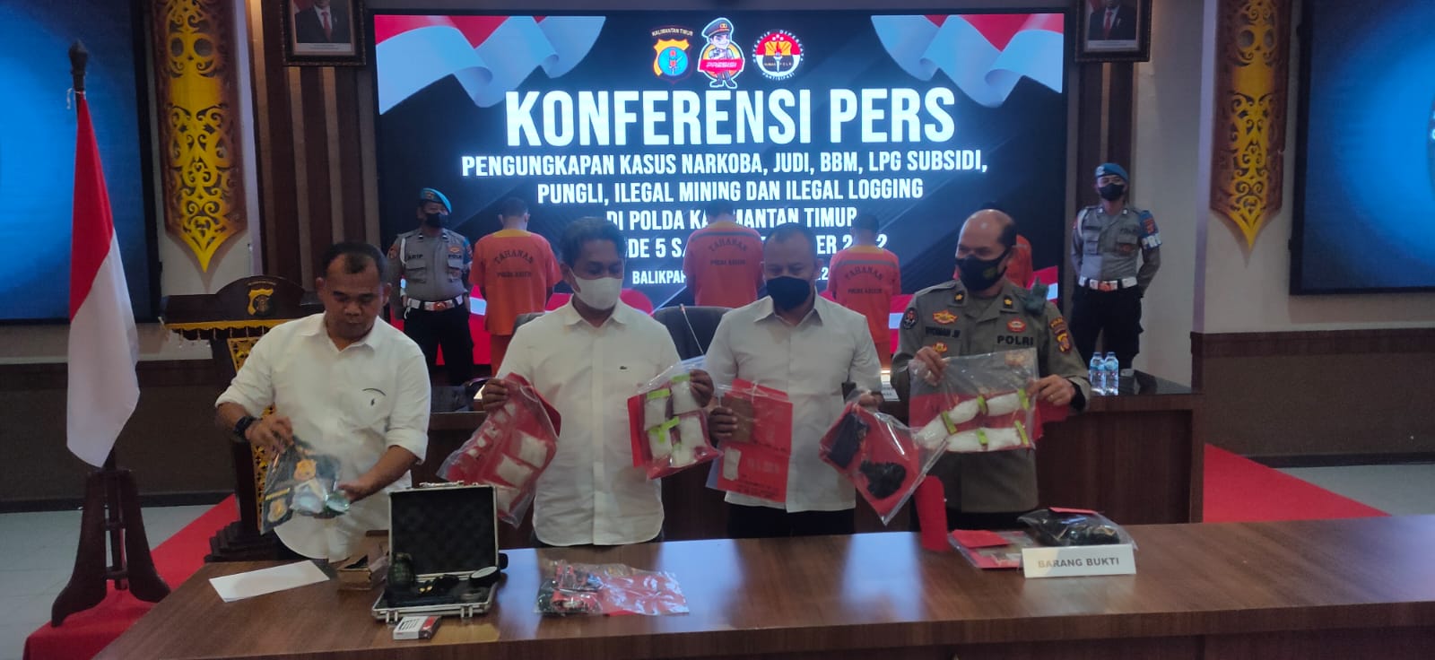 Ditreskoba Polda Kaltim Berhasil Menangkap Polisi Gadungan