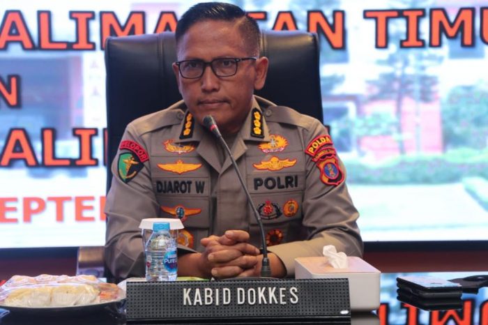 Kabid Dokkes Polda Kaltim Kombes Pol. dr. B. Djarot Wibowo. Foto: HO/Humas Polda Kaltim.