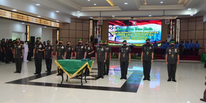 Sertijab Pejabat Kodam, Pangdam VI/Mlw: Ini Bagian Dari Tour Of Duty dan Tour Of Area