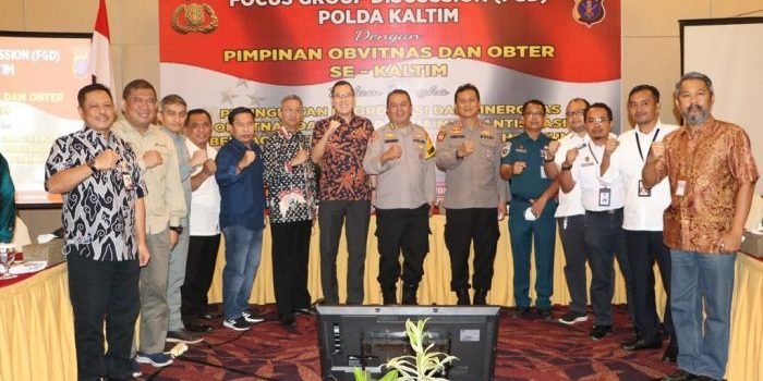Tingkatkan Koordinasi dan Sinergi, Polda Kaltim Gelar FGD dengan Obvitnas dan Obter Se Kaltim  