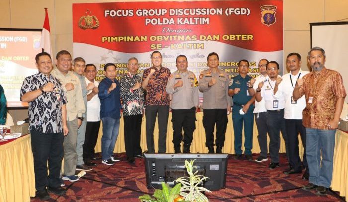 Polda Kaltim menyelenggarakan Focus Group Discussion (FGD) dengan Pimpinan obvitnas dan obter se kaltim di Platinum Hotel Balikpapan, Kamis (29/9/2022). Foto: HO/Humas Polda Kaltim.