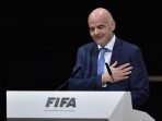 Presiden FIFA Gianni Infantino menyampaikan duka cita atas tragedi di Stadion Kanjuruhan, Malang, Jawa Timur