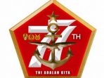 Logo HUT ke-77 TNI 2022.