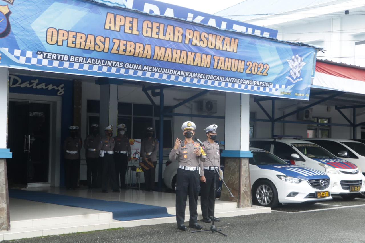 Ditlantas Polda Kaltim Gelar Operasi Zebra Mulai Hari Ini Hingga 14 Oktober  