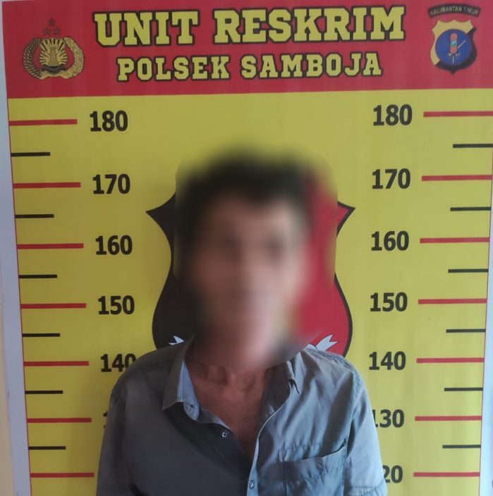 Polres Kutai Kartanegara (Kukar) Berhasil Amankan Kakek yang Cabuli Anak di Bawah Umur. Foto: HO/Humas Polda Kaltim.