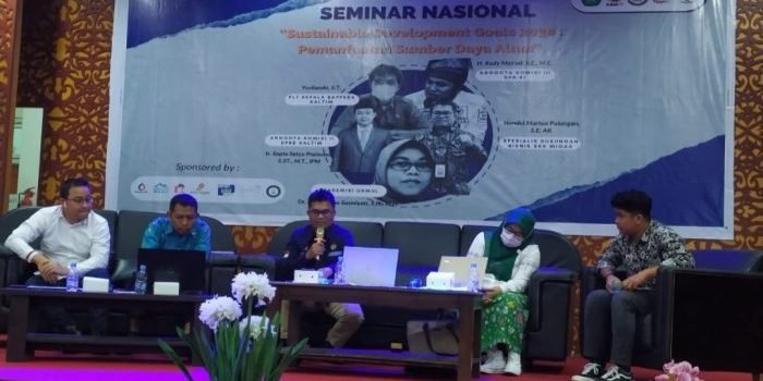 Seminar nasional yang digelar di Exagon Fakultas Teknik Unmul di Samarinda, Kamis (24/11/2022). Foto: HO/SKK Migas Kalsul.