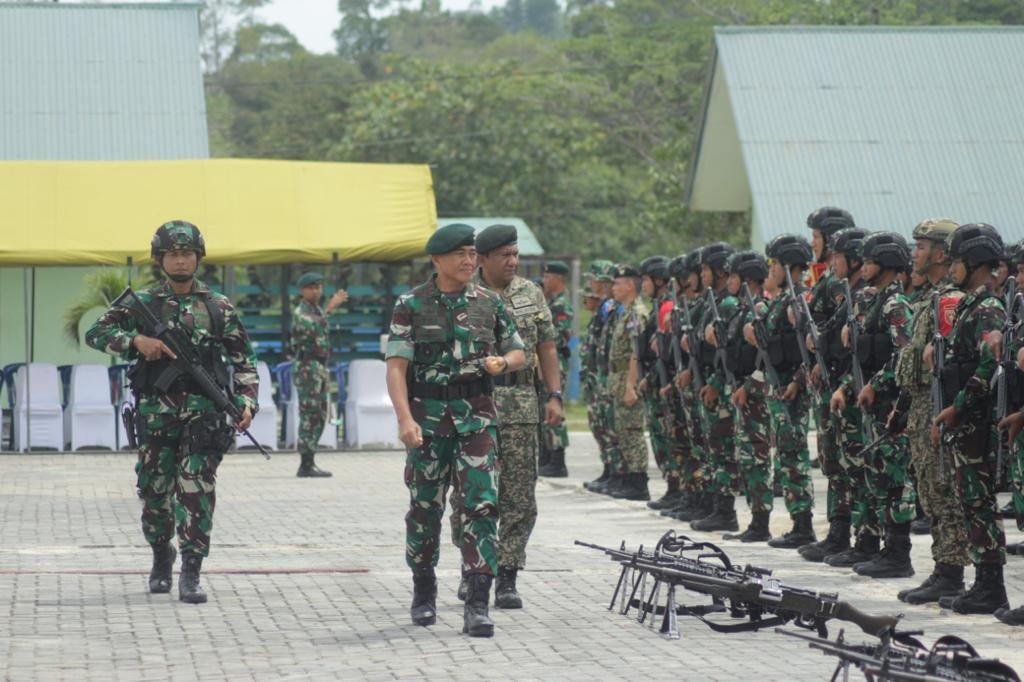 Pangdam VI/Mlw Tutup Latma Kekar Malindo-45AB/2022, Wujud Kerjasama Militer Indonesia-Malaysia  