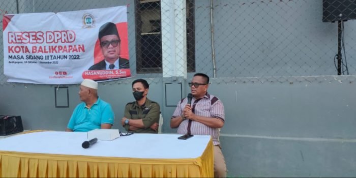 Hasanuddin Reses Tampung Beragam Keluhan Warga RT 43 Kelurahan Klandasan Ilir 