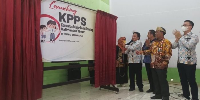 Deputi Bidang Pengendalian Penduduk Launching Komunitas Pelajar Peduli Stunting di Kaltim 
