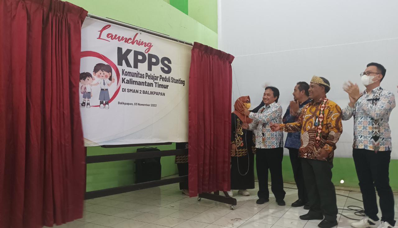 Deputi Bidang Pengendalian Penduduk Launching Komunitas Pelajar Peduli Stunting di Kaltim 