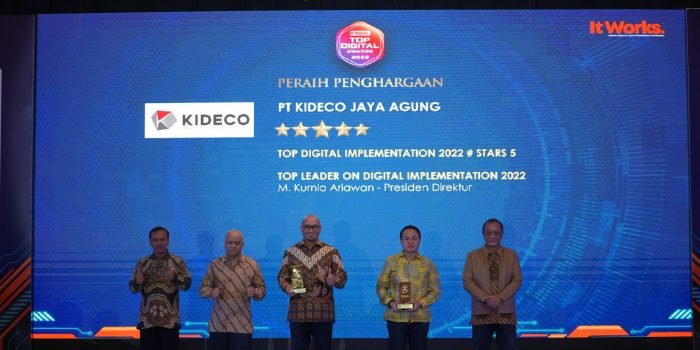 Kideco Meraih Dua Penghargaan Top Digital Award 2022