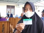 Hoslipah salah satu peserta BPJS Kesehatan yang kini tinggal di Kota Balikpapan Merasakan Manfaat adanya Program JKN. Foto: HO.
