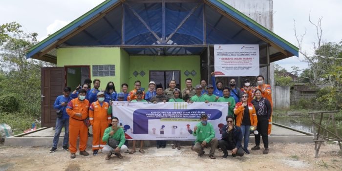 PT Pertamina Hulu Kalimantan Timur (PHKT) Daerah Operasi Bagian Selatan (DOBS) dukung integrated farming melalui program Gerbang Insan Mapan, di Desa Sebakung Jaya, Penajam Paser Utara. Foto: HO/PHKT.