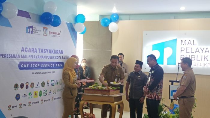 Tasyakuran peresmian MPP Kota Balikpapan di Kantor DPMPTSP Kota Balikpapan yang berada di Jalan Ruhui Rahayu 1, Kelurahan Sepinggan, pada hari Selasa (20/12/2022). Foto: BorneoFlash.com/Niken Sulastri.